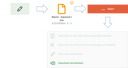 check-in process for documents: edit, select, more, check-in