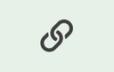 light green button with grey chain icon