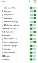 PisaSales EUREKA search with object filter