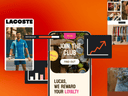 Marketing performance illustration featuring mobile campaigns, personalized loyalty messaging, analytics dashboards, and fashion brand content.