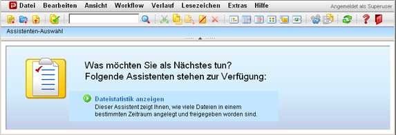 Assistenten-Auswahl