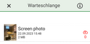 shared files queue with one entry