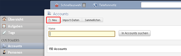 Neuer-Account-Button