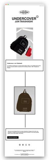 GIF dans l'email : Eastpak