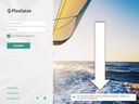 login screen with automatic configuration message