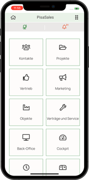 Startseite CRM Pocket