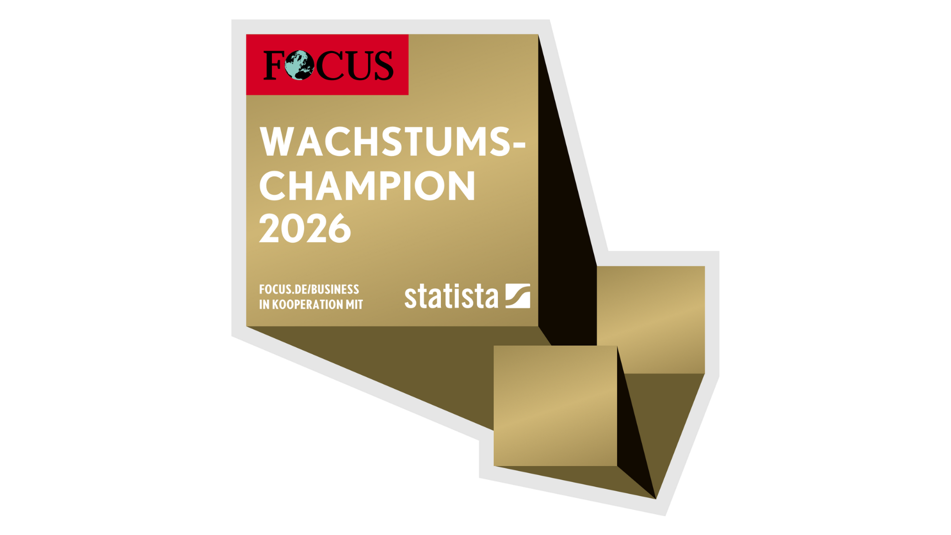Siegel von Focus Business und Statista für MAINGAU Energie GmbH: Auszeichnung als Wachstumschampion 2026