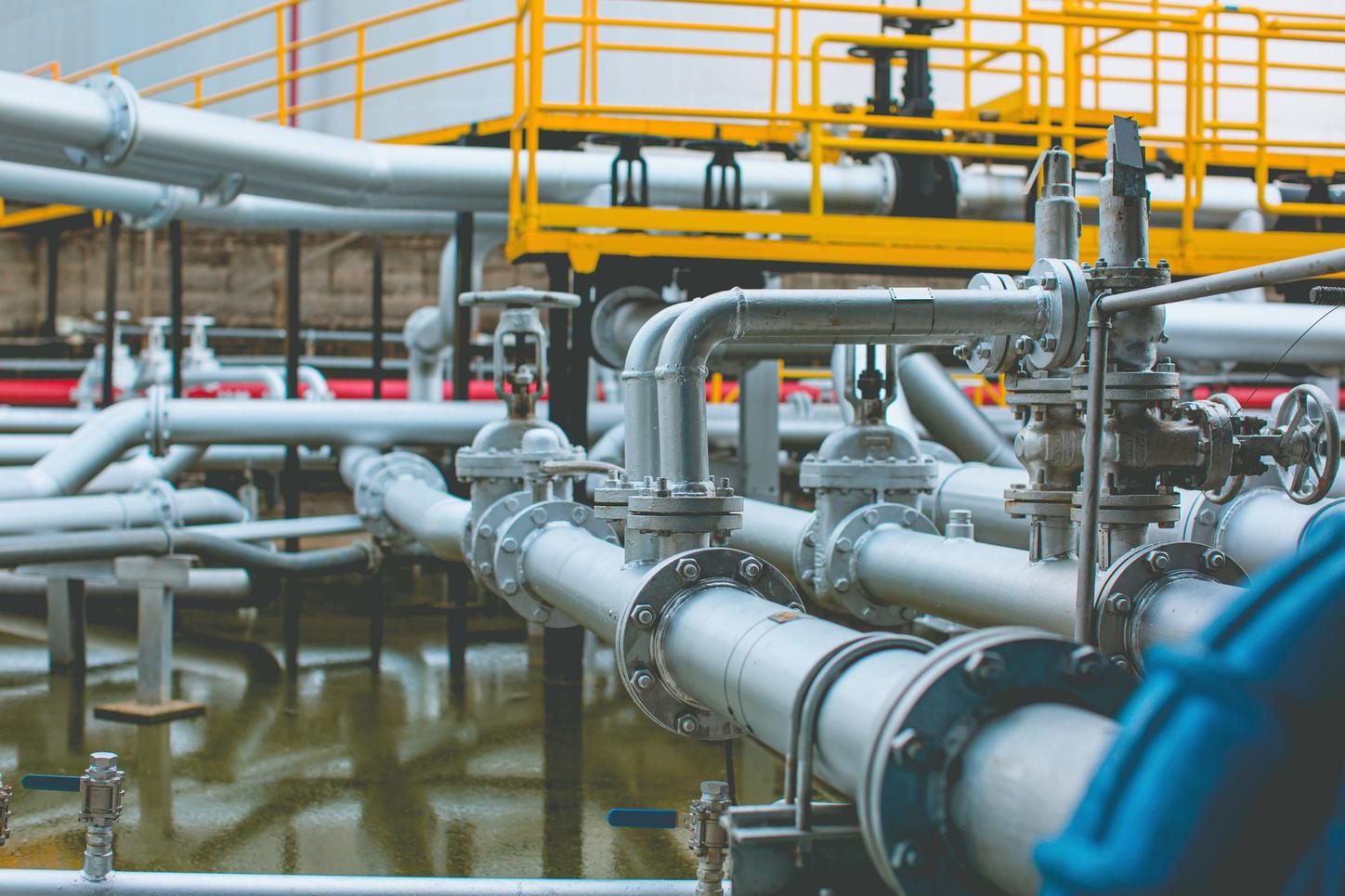 Refinery plant equipment for pump pipe line oil and gas valves