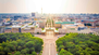 Berlin Panorama über das Brandenburger Tor