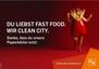 Du liebst Fast Food. Wir clean City. Danke, dass du unsere Papierkörbe nutzt.