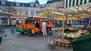 BSR-Abfallberatung mit ihrem Stand auf einem Wochenmarkt