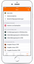 Screenshot aus der myBSR-App: Übersicht der Menüpunkte der Rubrik "Weitere Informationen".