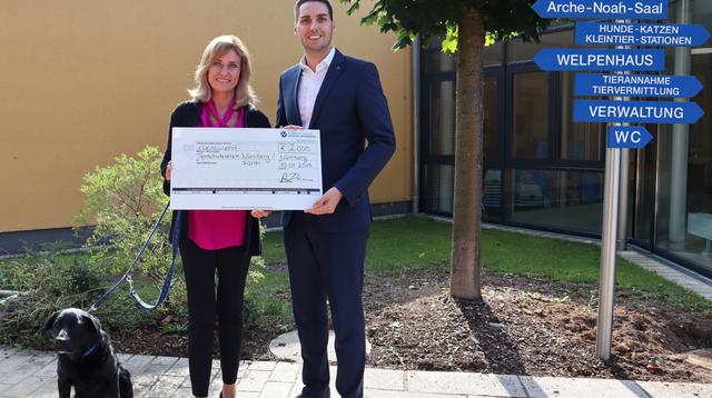 Airport spendet fürs Tierheim Nürnberg