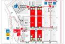 Bild des Hallenplans der EXPO REAL auf der Messe München
