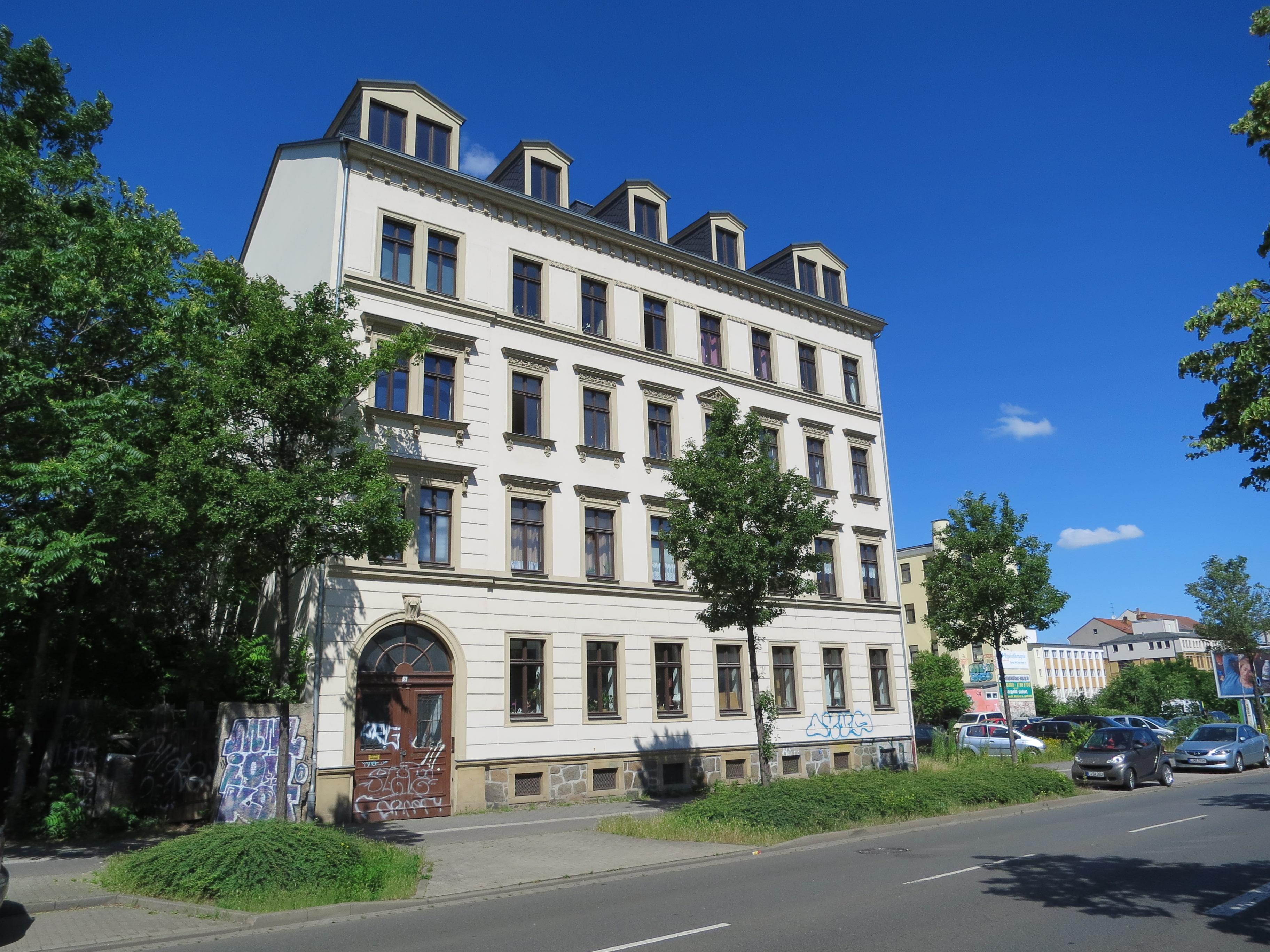 Wohnhaus in der Ludwig-Erhard-Str. 5 in Leipzig im Jahr 2020