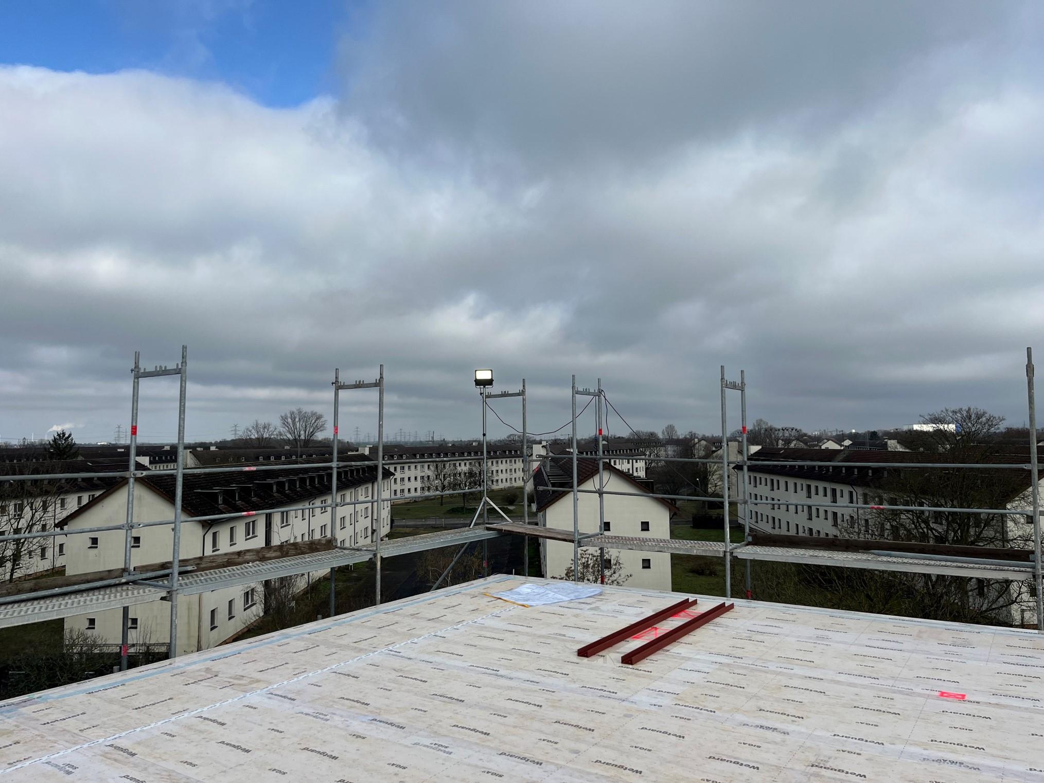 Ausblick auf das umliegende Gelände des Patrick-Henry-Village