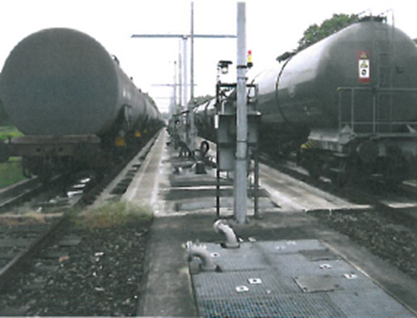 Verladegleis im Verladebahnhof II