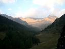 Sonnenaufgang in den Alpen