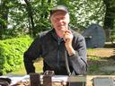Dieter Schnabel in Aktion für den Leinakanal und für die Gothaer Schlösser. Foto: Wolfgang Möller