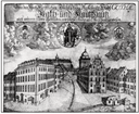 Offene Gräben des Leinakanals am Gothaer Markt, 1716