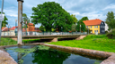 Auch in Leina versiegt bisweilen das Wasser der Laufbrunnen im Dorf, wenn die elektrische Pumpe ausfällt. Das Foto zeigt den Brunnen in der Hauptstraße. © Funke Medien Thüringen | Dirk Bernkopf