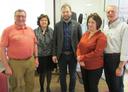 Organisatoren, Referenten und Schirmherr der Tagung (von links): Jürgen Becker, Heide Wildauer, Onno Eckert, Sabine Böhm und Dieter Schabel.