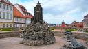 Die Wasserkunst am Schloßberg in Gotha ist wegen Wassermangel abgestellt. Der 1369 erbaute Leinakanal führt auch diesen Sommer zu wenig Wasser. © Funke Medien Thüringen | Dirk Bernkopf