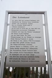Infotafel in Schönau vor der Walde