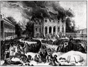 Brand des Prinzenpalais in Gotha am 26. Januar 1838
