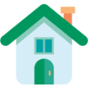 Symbol in Form eines Hauses