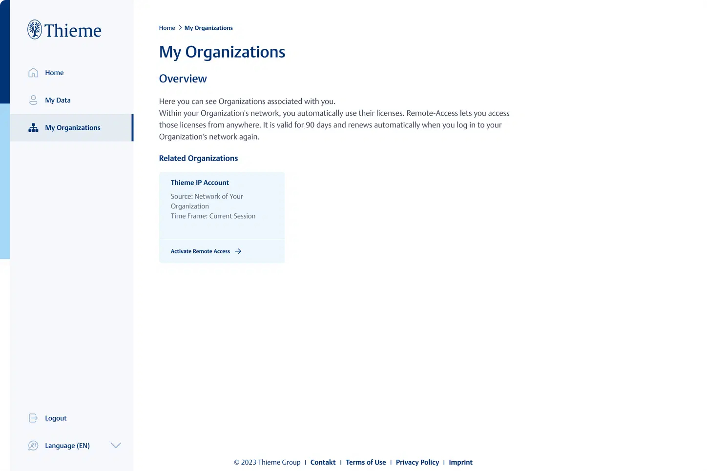 My organizatios