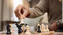 Man playing chess