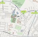 Site plan of the campus of the University of Bayreuth at the Geschwister-Scholl-Platz