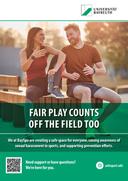 BaySpo Awareness englisches Plakat