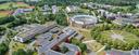 Aerial view of the University of Bayreuth campus