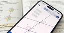 Foto eines Smartphones mit der sketchometry App