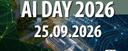 Slider mit der Aufschrift "AI DAY 2026. 25.09.2026"