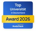 Award von Studycheck für Top-Universität 2026