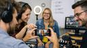 People film each other