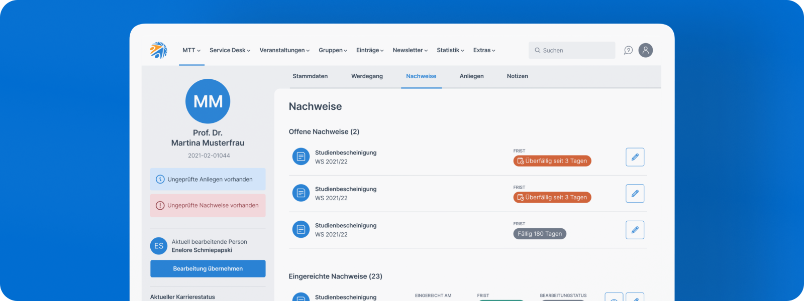 Abbildung LZG Backoffice