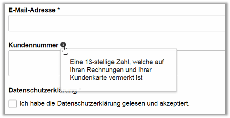 Formular Info