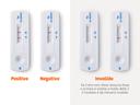 CLINITEST Rapid COVID-19 Antigen Self-Test con risultati visualizzati