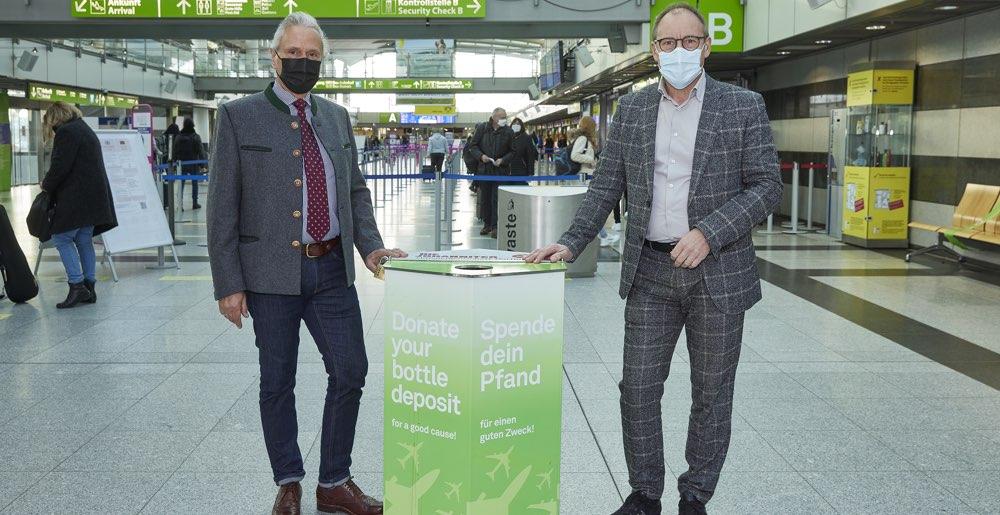 Airport Pfandflaschen-Spende an Johanniter 