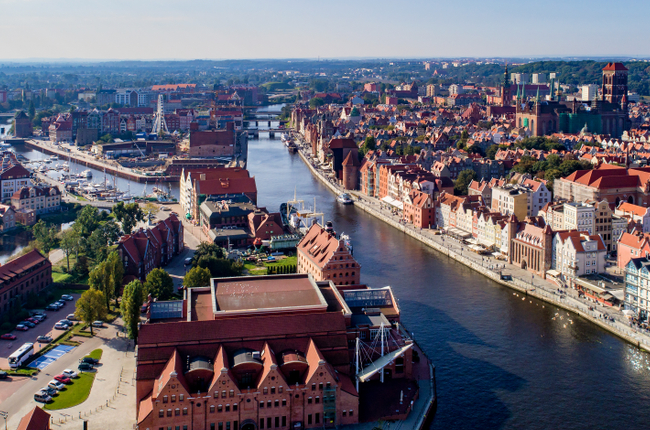 Blick über Danzig