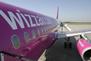 Wizz Air Maschine mit Airline Logo