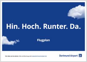 Flugplan des Dortmund Airports