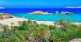 Malerische Landschaft am Palmenstrand Vai auf der Insel Kreta in Griechenland