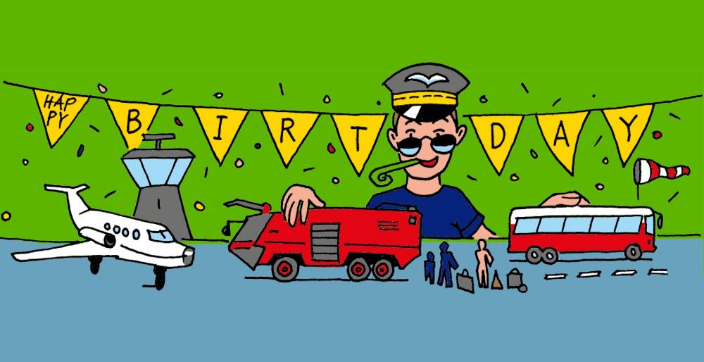 Kindergeburtstag am Dortmund Airport