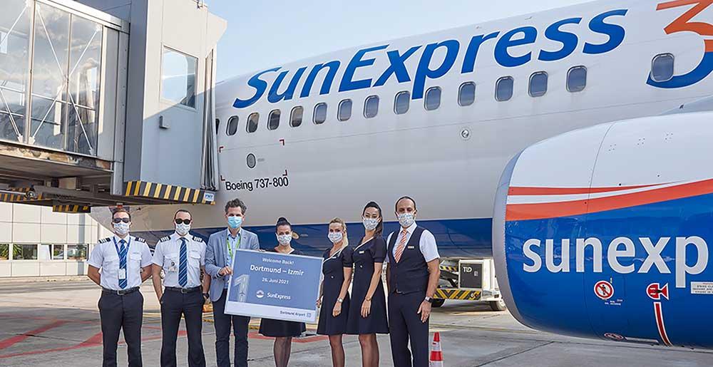 Erstflug nach Corona-Pause: SunExpress von Dortmund nach Izmir