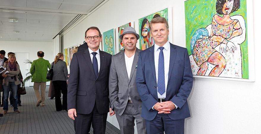 Kunstausstellung am
  Airport